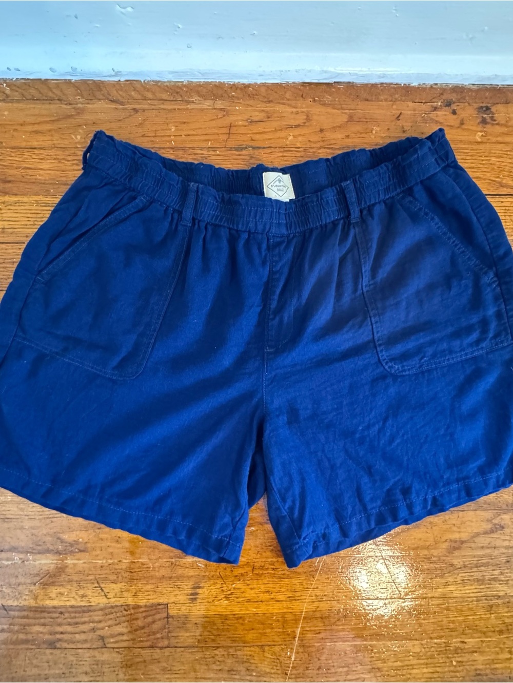 St. John's Bay Navy Elastic-Waist Women's Athletic Shorts